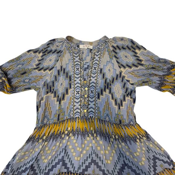 Rene Derhy Paisley Mini  Dress Size Small - Picture 3 of 10